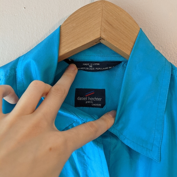 Daniel Hecter 100% Silk Shirt - Picture 2 of 7